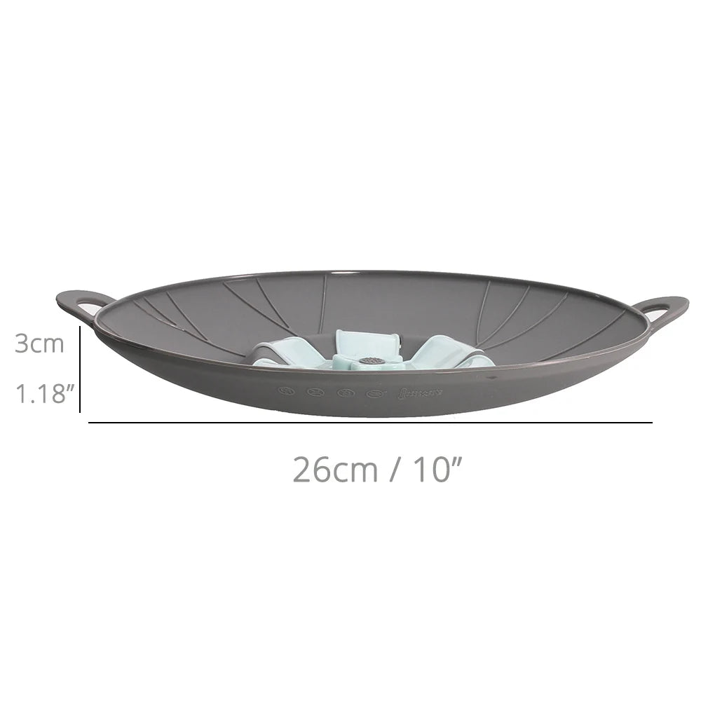 Tapa de silicona antiderrame, tapa de silicona para microondas, sin BPA
