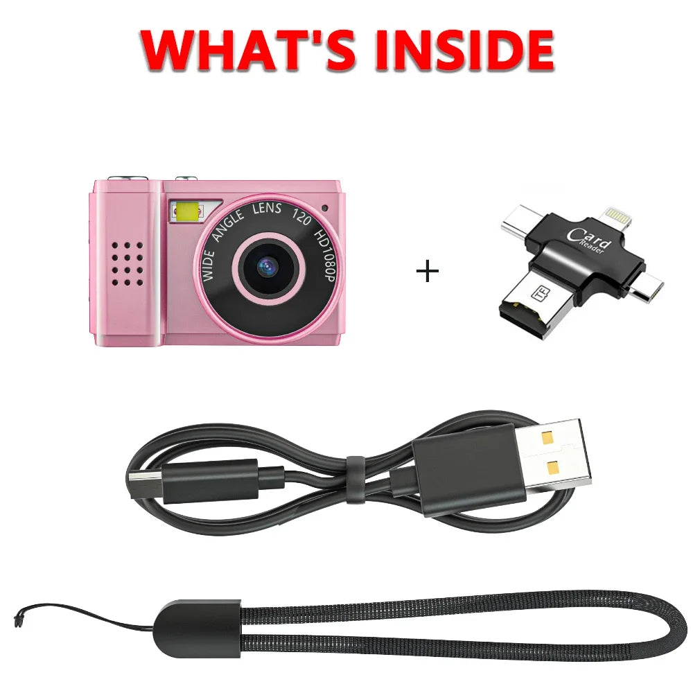 Mini cámara digital 1080P 128 GB
