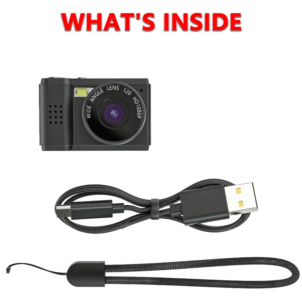 Mini cámara digital 1080P 128 GB