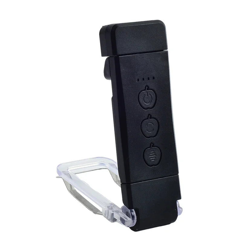 Luz de Lectura Recargable USB – Clip-On 3 modos de color (1800 K‑6000 K) y 5 niveles de brillo
