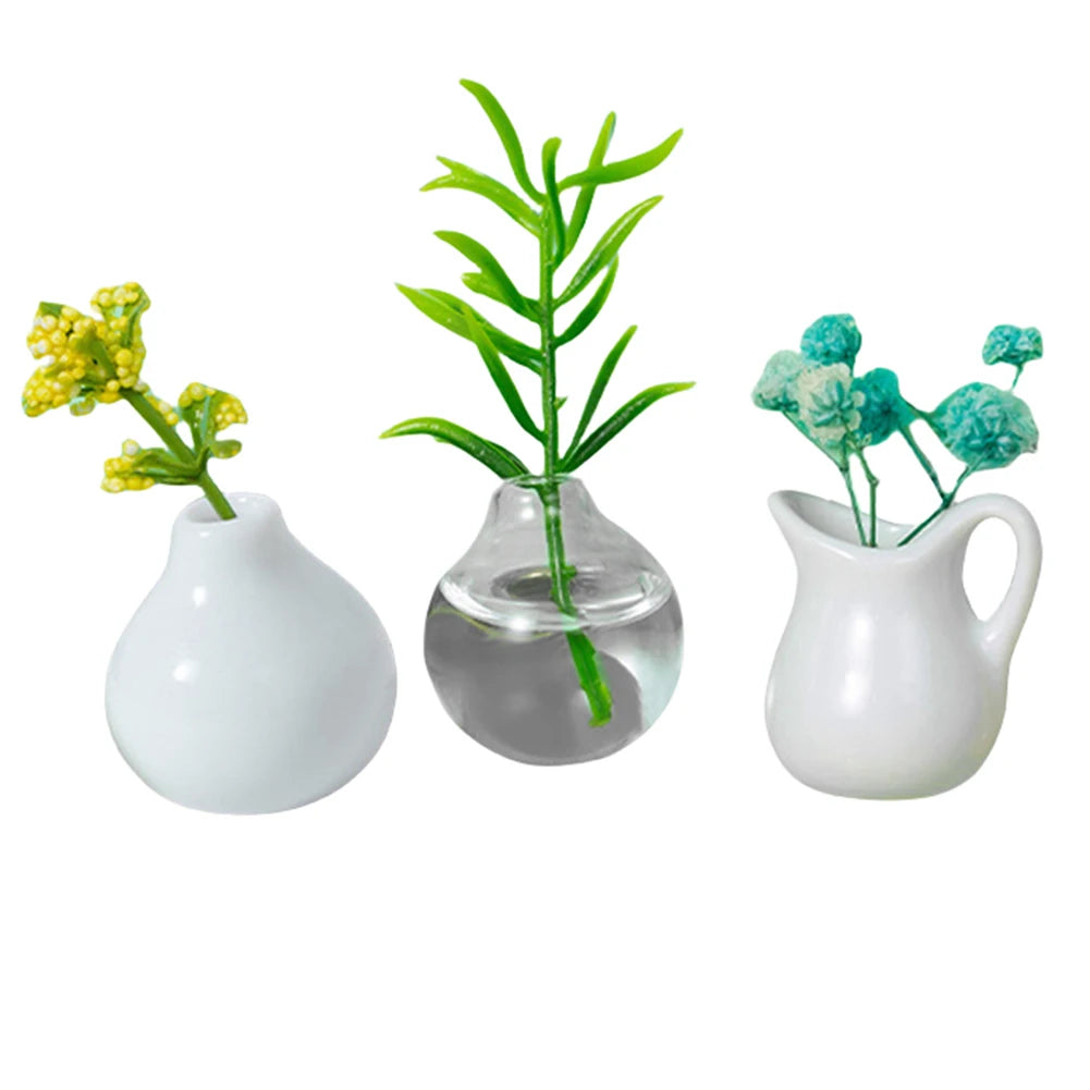 Mini Jarrón de Cerámica Magnético – Decoración DIY para nevera o escritorio