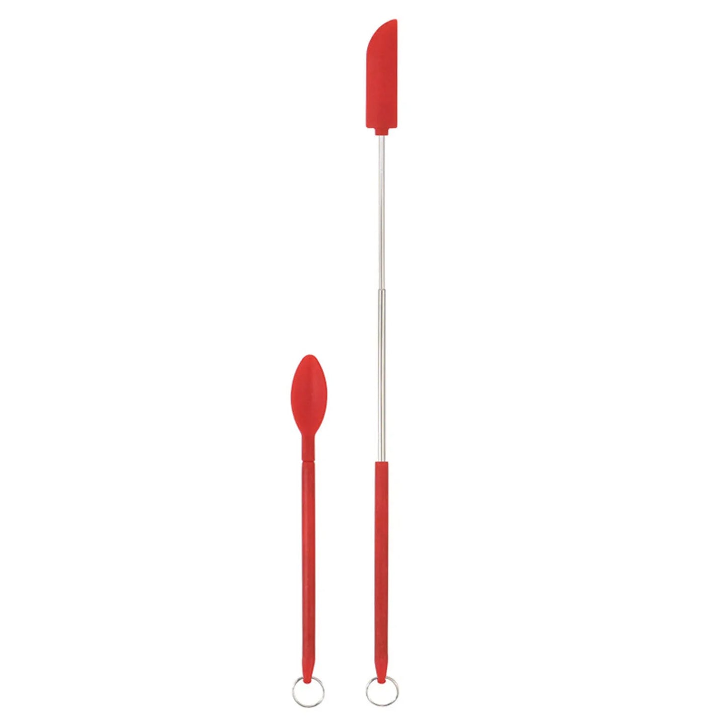 Mini Espátula Rascadora Retráctil de Silicona – Cuchara Telescópica para Frascos, Miel, Crema y Cosméticos