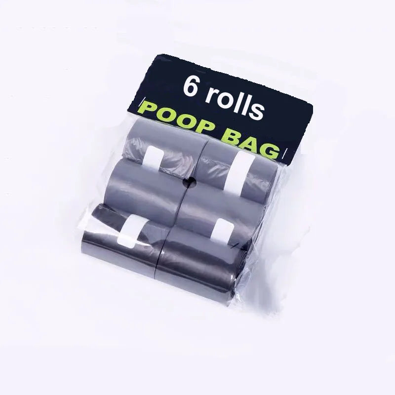 Recogedor y dispensador de bolsas para excrementos de perro, plegable