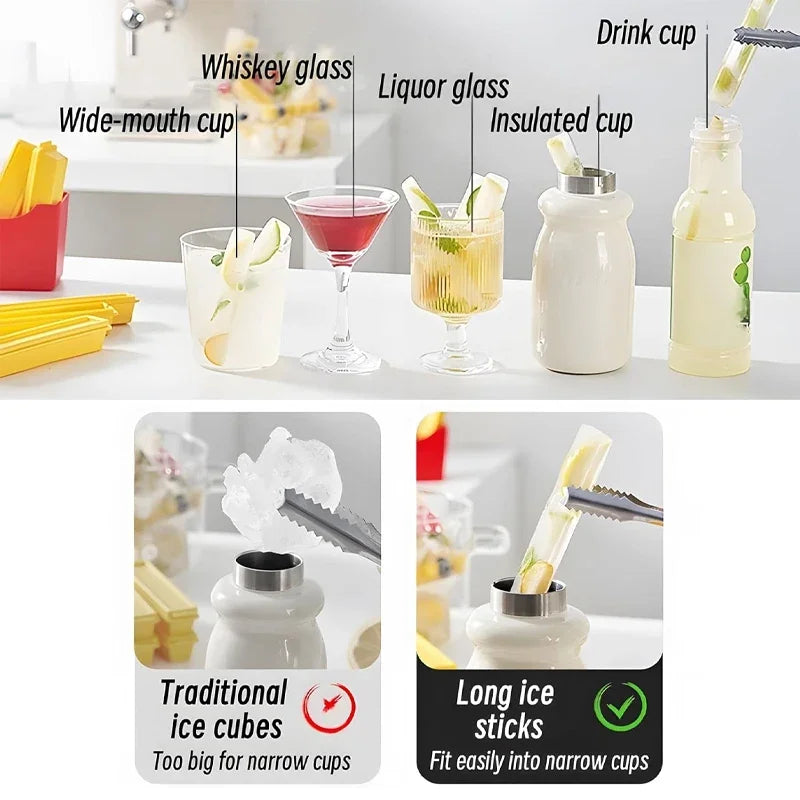 Molde palitos de hielo para botellas