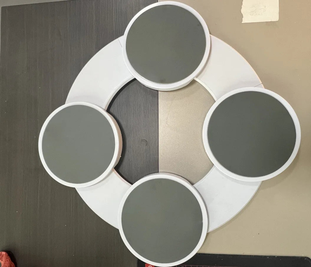 Bandeja Giratoria de 360° – Organizador de Mesa o Cocina, Ideal para Servir Comidas, Platos y Condimentos