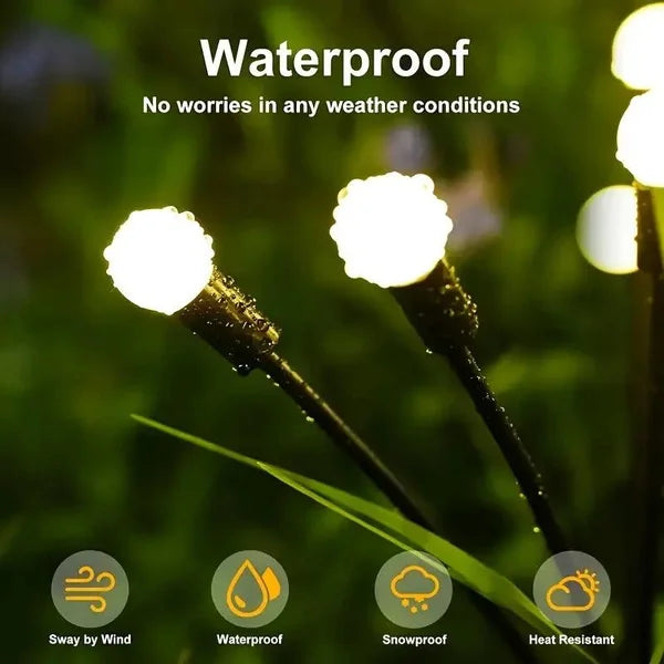 Luces solares para exteriores, para jardín, césped, paisaje