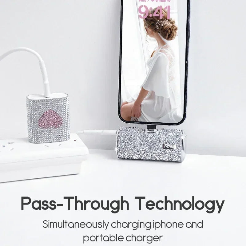 Cargador portátil iWALK ultracompacto de 4500 mAh, paquete brillante