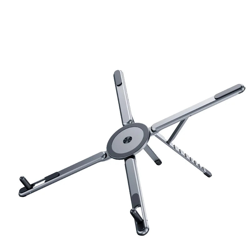 Soporte Portátil Magnético para Móvil y Tablet – Aluminio Resistente, Compacto y Fácil de Usar