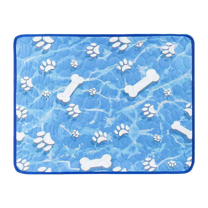 Almohadilla de hielo grande para mascotas de 77 x 100 cm
