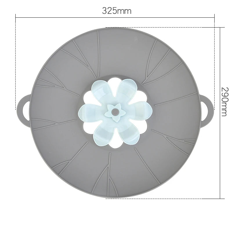 Tapa de silicona antiderrame, tapa de silicona para microondas, sin BPA