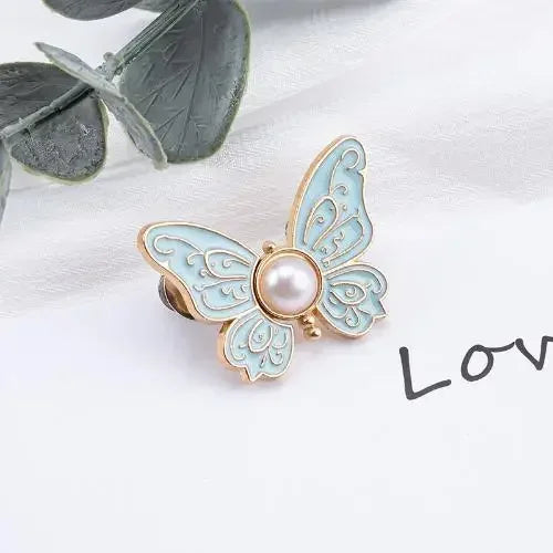 Hebilla Ajustable de Cintura – Mariposa con perla