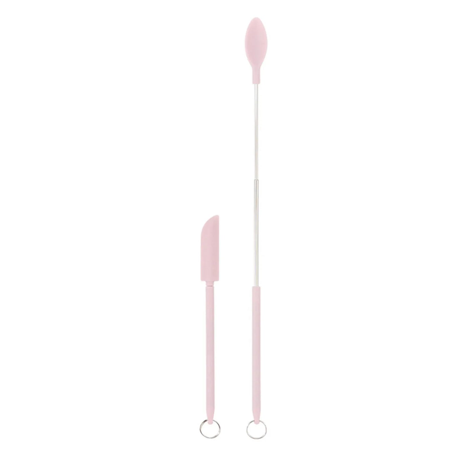 Mini Espátula Rascadora Retráctil de Silicona – Cuchara Telescópica para Frascos, Miel, Crema y Cosméticos