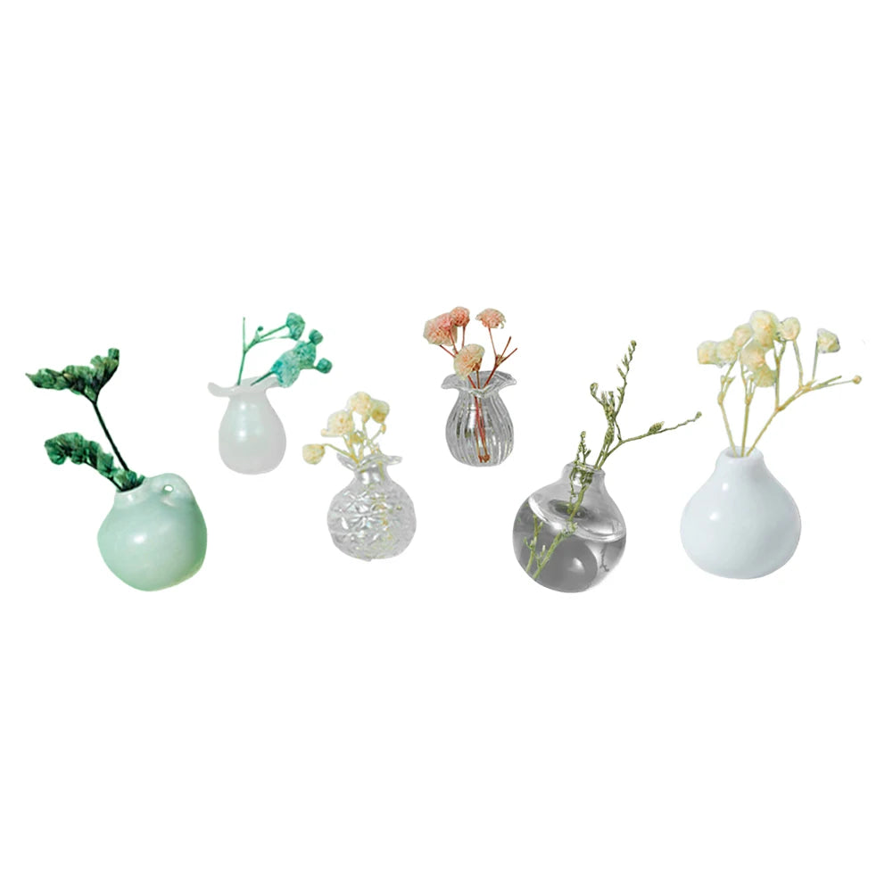 Mini Jarrón de Cerámica Magnético – Decoración DIY para nevera o escritorio