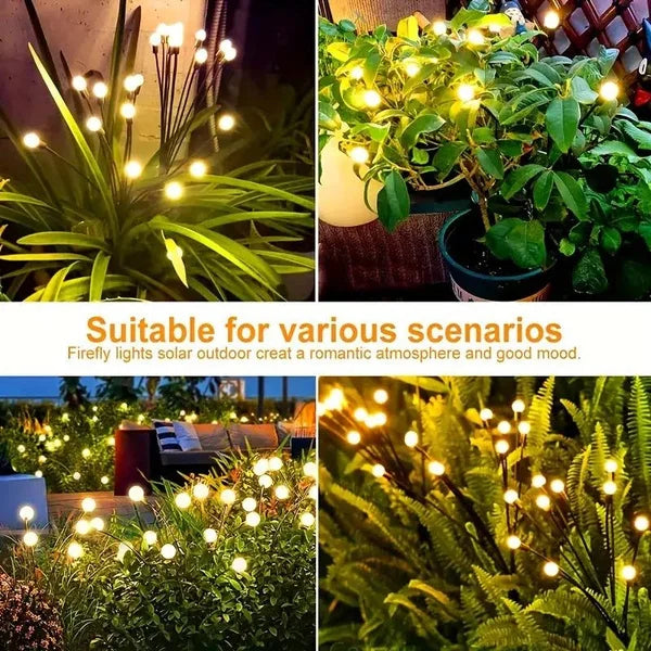 Luces solares para exteriores, para jardín, césped, paisaje