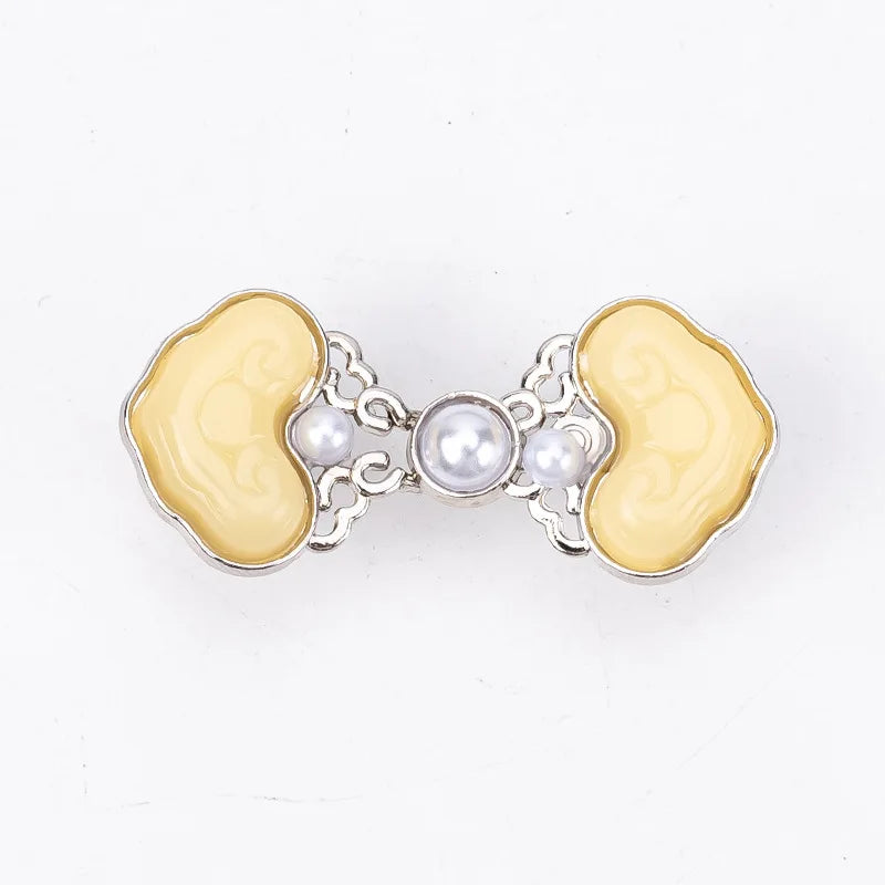 Hebilla Ajustable de Cintura – Perlas