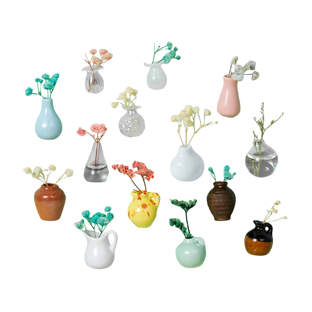 Mini Jarrón de Cerámica Magnético – Decoración DIY para nevera o escritorio