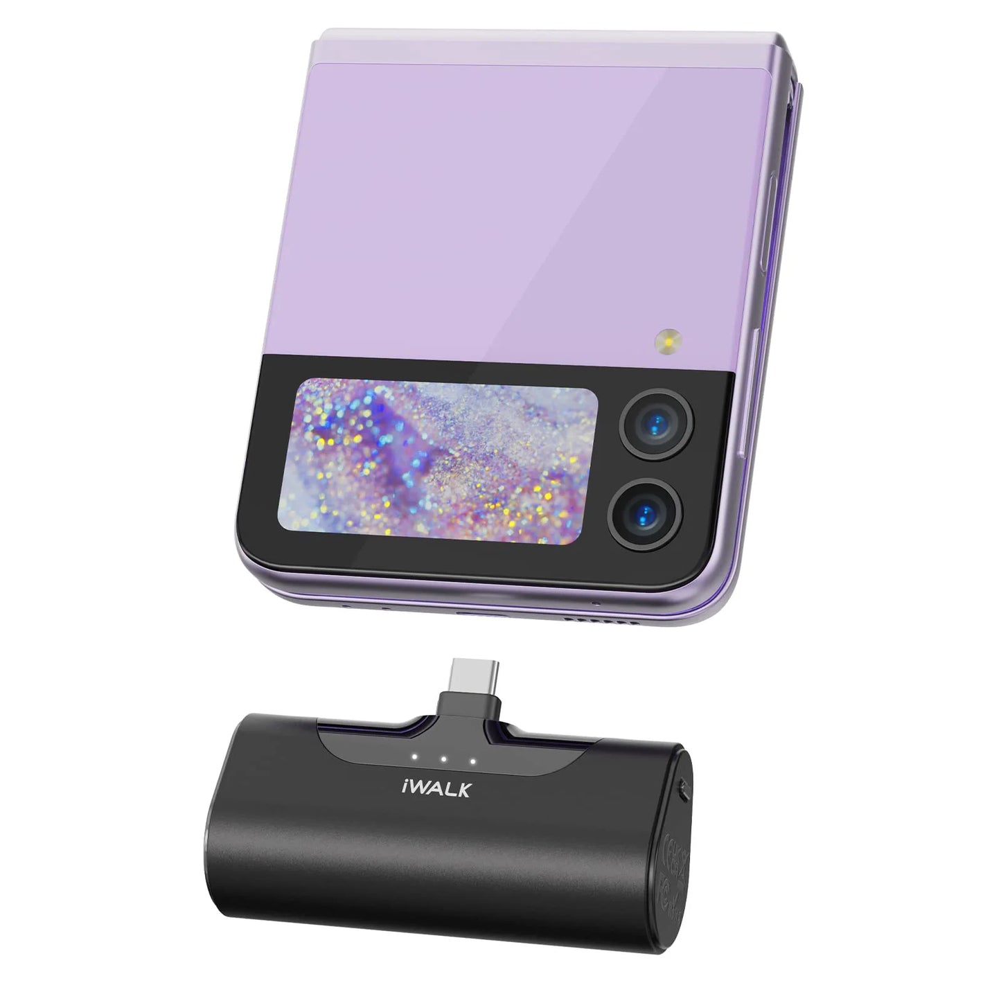iWALK - Banco de energía portátil de carga rápida para teléfono móvil, 4500 mAh