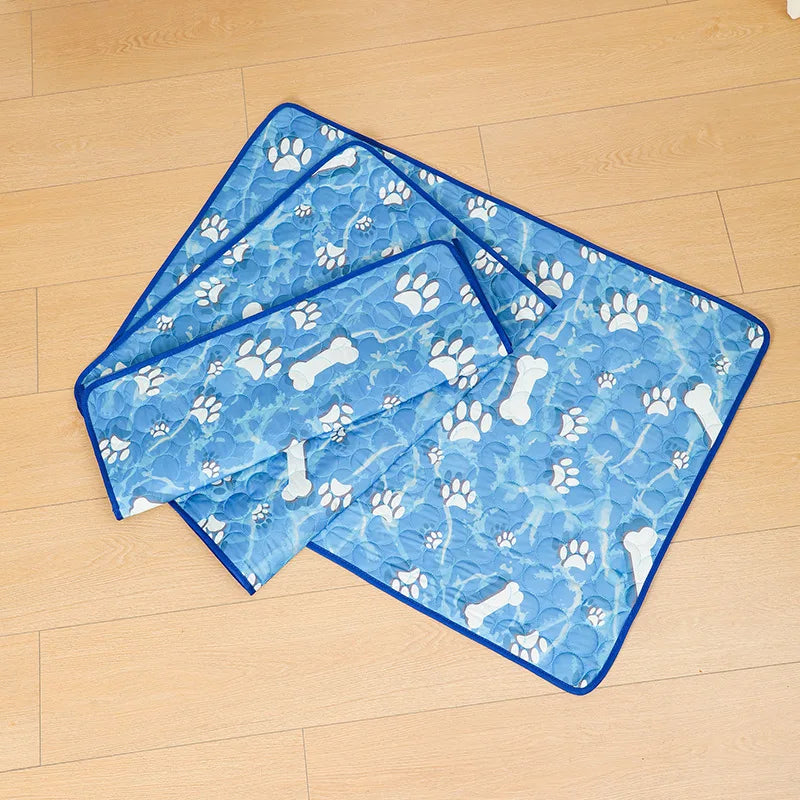 Almohadilla de hielo grande para mascotas de 77 x 100 cm
