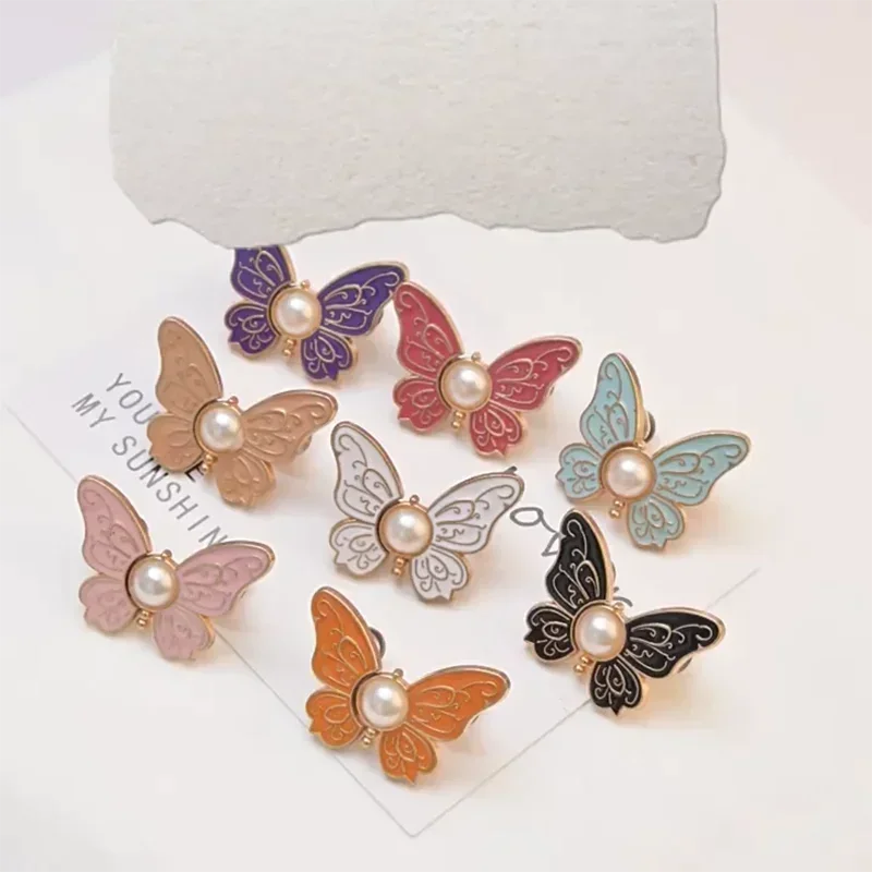 Hebilla Ajustable de Cintura – Mariposa con perla