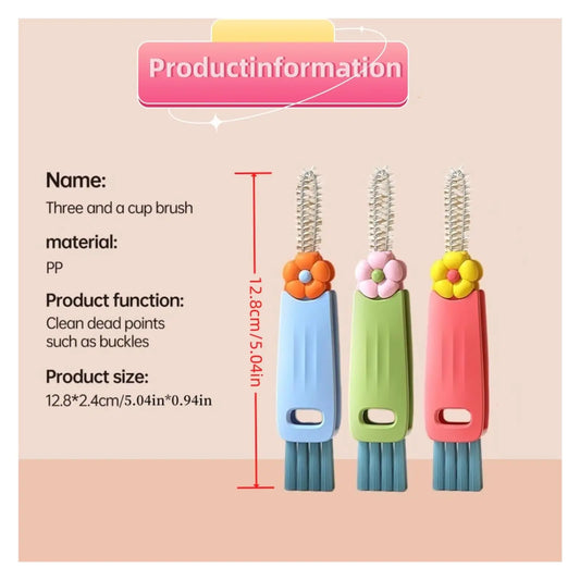 Cepillo limpiador 3 en 1 (pack 3)