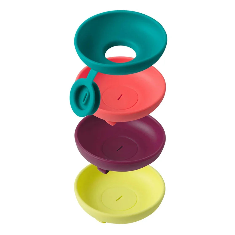 Soporte de silicona antigoteo para helado, reutilizable y portátil