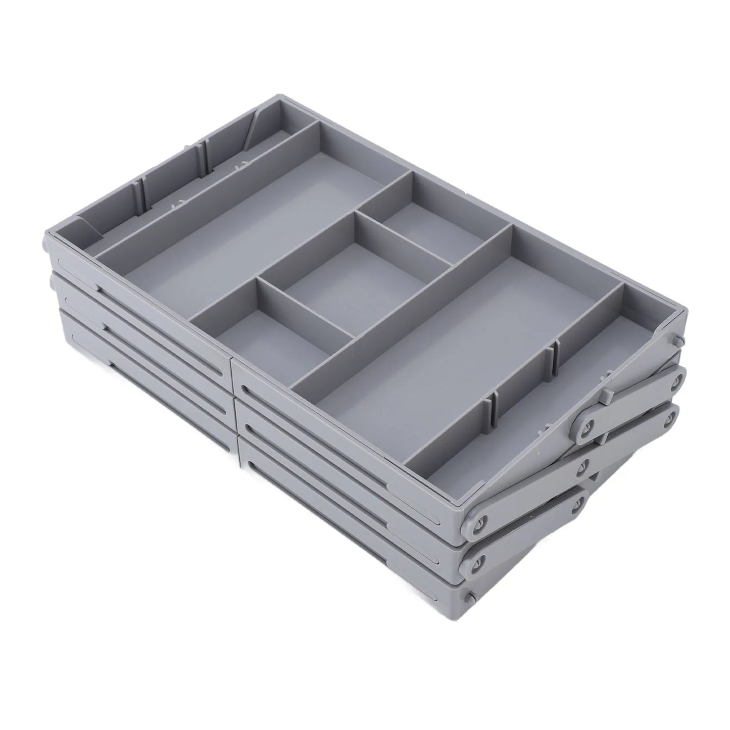 Organizador de cajones, extensible, plegable - GRIS