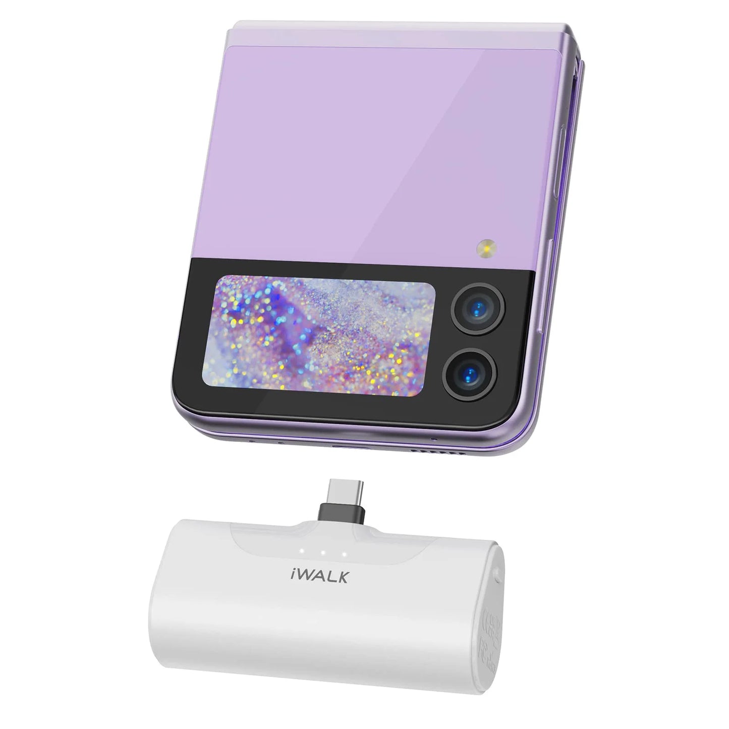 iWALK - Banco de energía portátil de carga rápida para teléfono móvil, 4500 mAh
