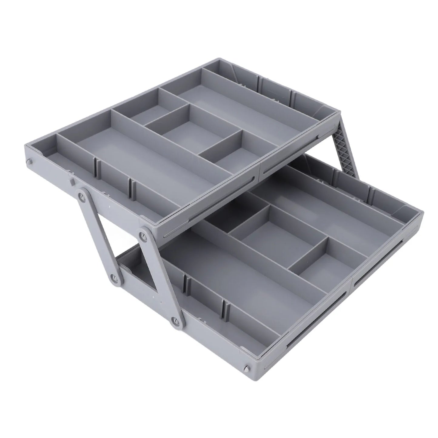 Organizador de cajones, extensible, plegable - GRIS