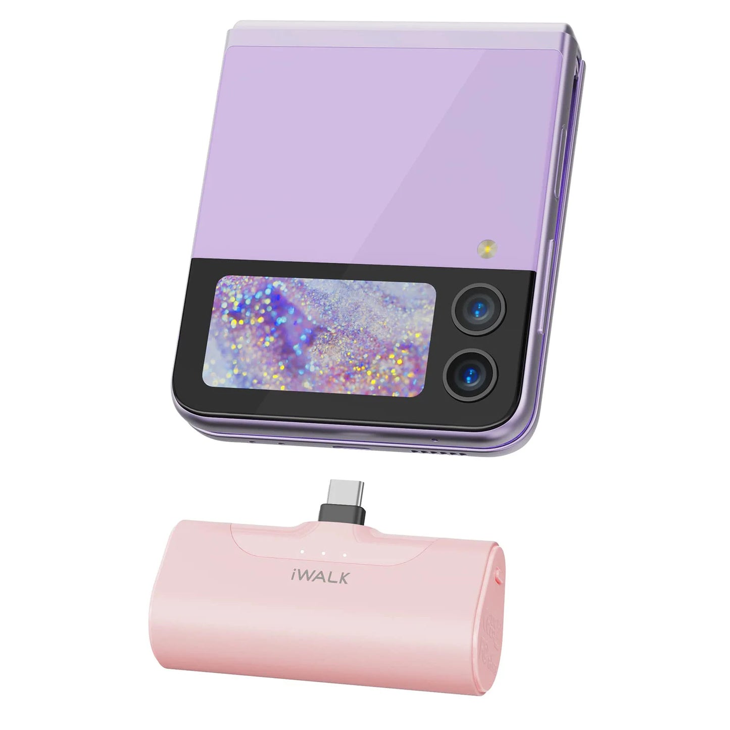 iWALK - Banco de energía portátil de carga rápida para teléfono móvil, 4500 mAh