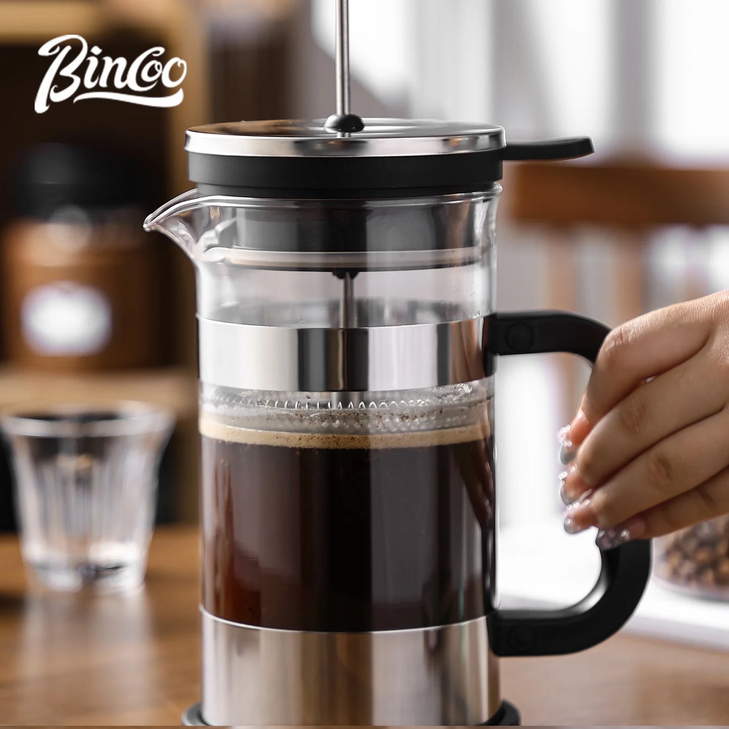 Cafetera de prensa francesa 1000 ml con filtro