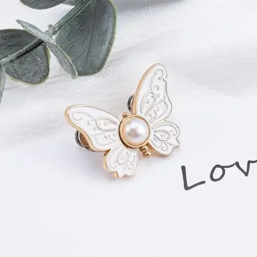 Hebilla Ajustable de Cintura – Mariposa con perla