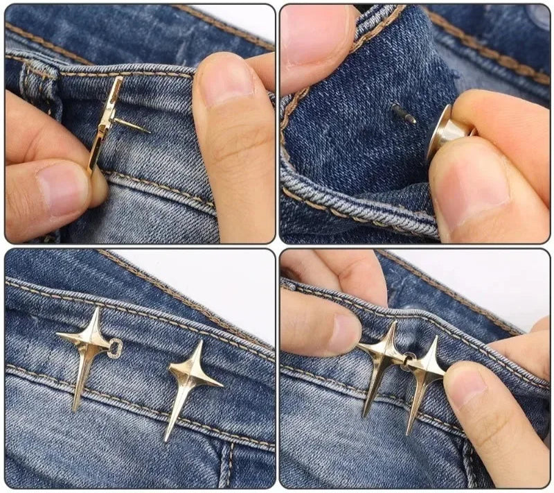 Hebilla Ajustable de Cintura – Estrella cruzada