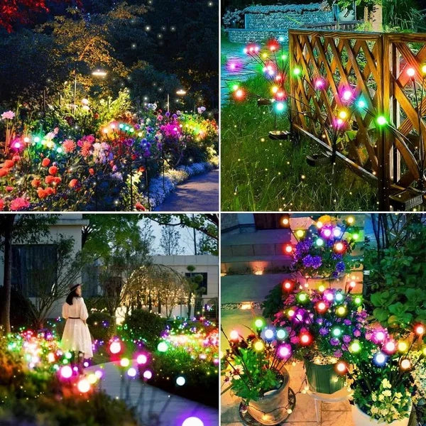 Luces solares para exteriores, para jardín, césped, paisaje