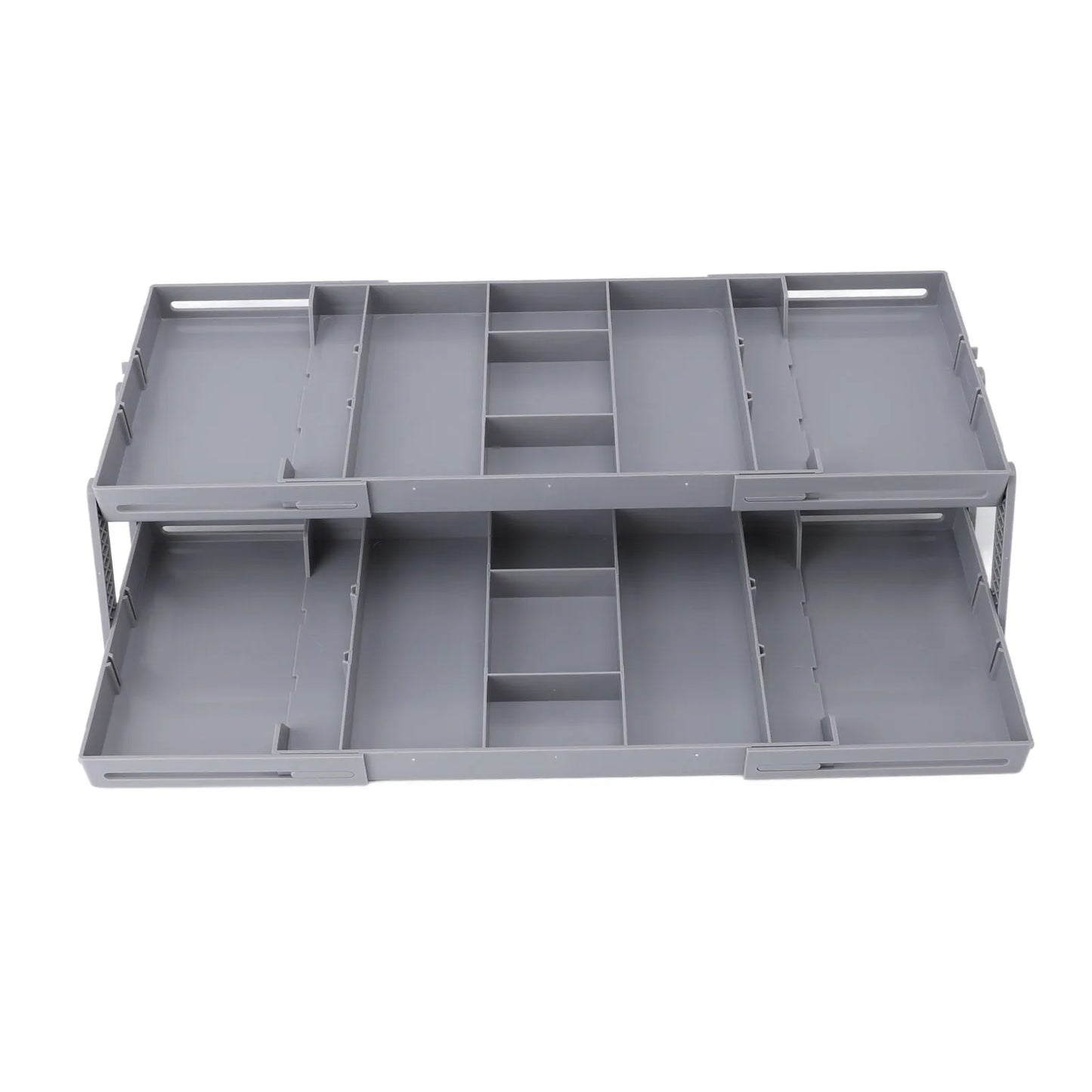 Organizador de cajones, extensible, plegable - GRIS