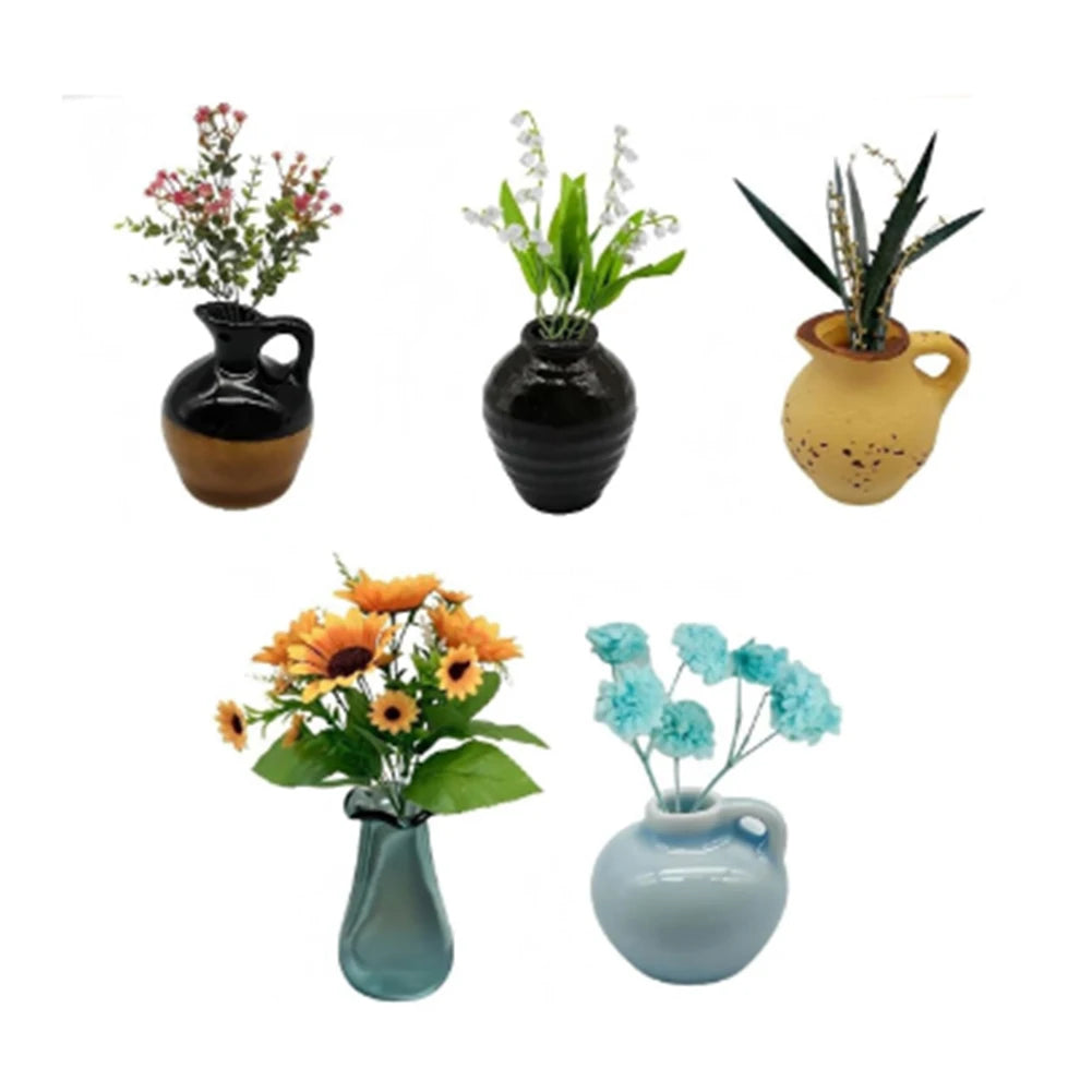 Mini Jarrón de Cerámica Magnético – Decoración DIY para nevera o escritorio