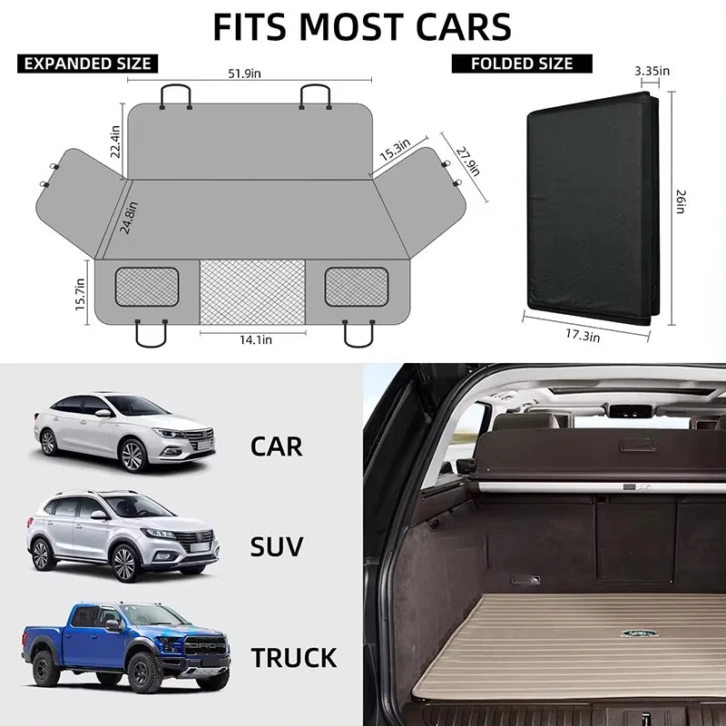 Funda rígida para asiento trasero de coche para mascotas