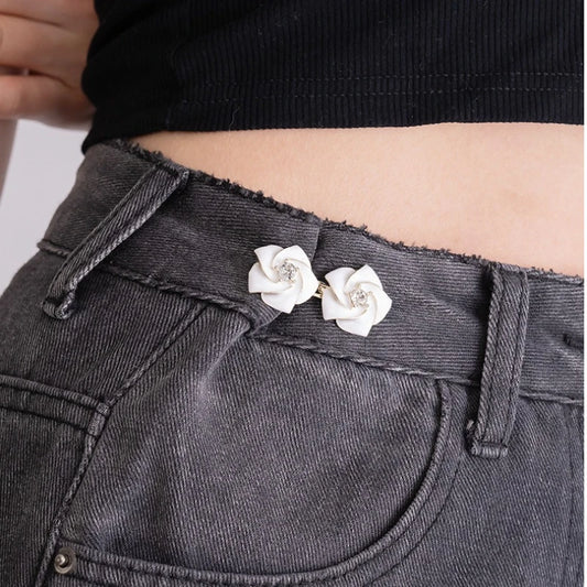 Hebilla Ajustable de Cintura – Flor