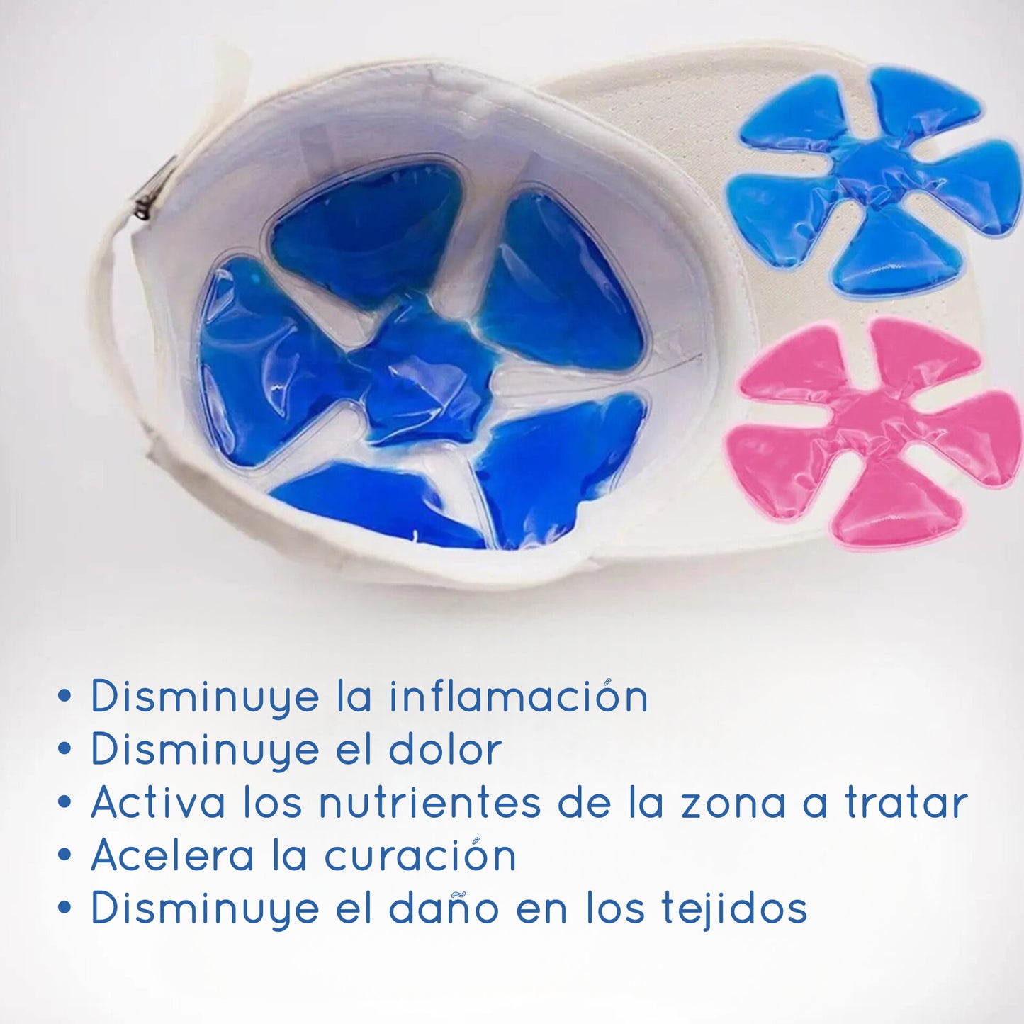 Almohadilla de gel refrigerante ajustable para casco – Enfriamiento portátil y reutilizable