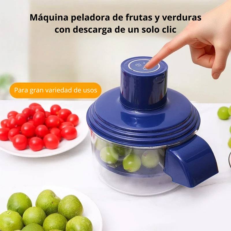 Pelador Eléctrico Automático Multifunción – Máquina Inteligente para Frutas y Verduras, Pelado Rápido y Preciso sin Esfuerzo