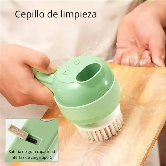 Mini Procesador de Alimentos Profesional Inalámbrico – Triturador Eléctrico de Ajo con Múltiples Hojas