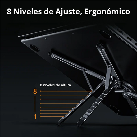 Soporte Portátil Magnético para Móvil y Tablet – Aluminio Resistente, Compacto y Fácil de Usar