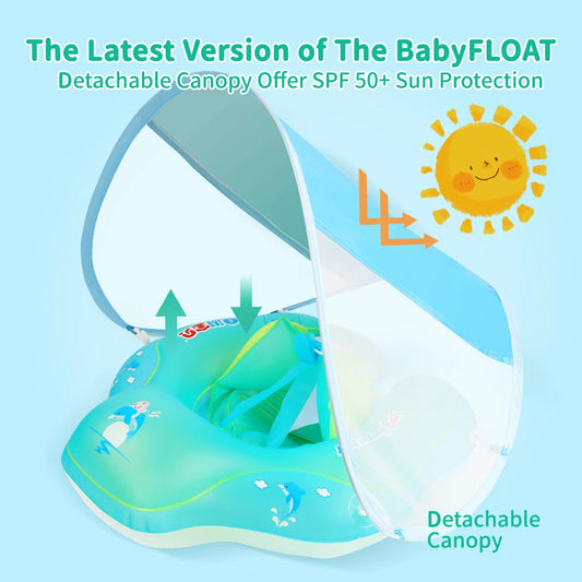 Flotador de natación inflable para bebé, flotador de cintura para el pecho