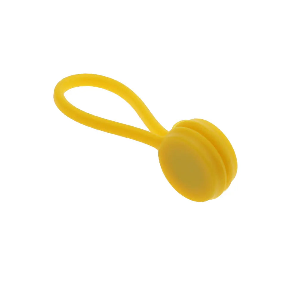 5 bridas magnéticas reutilizables para cables, bridas magnéticas de silicona