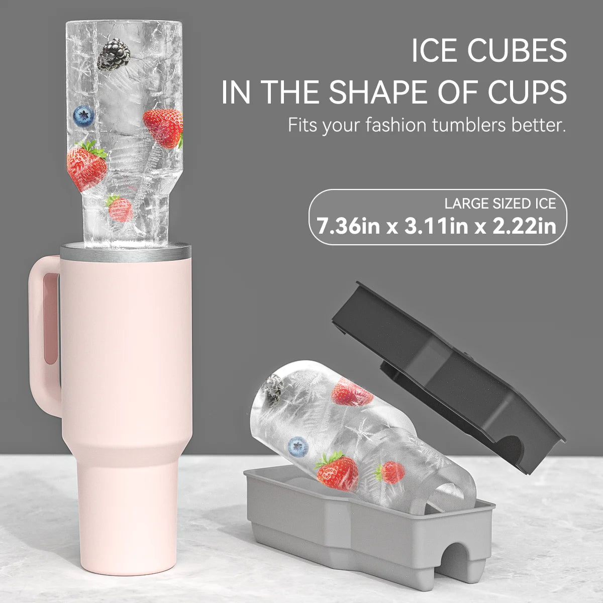 Moldes de silicona para hielo - Taza térmica