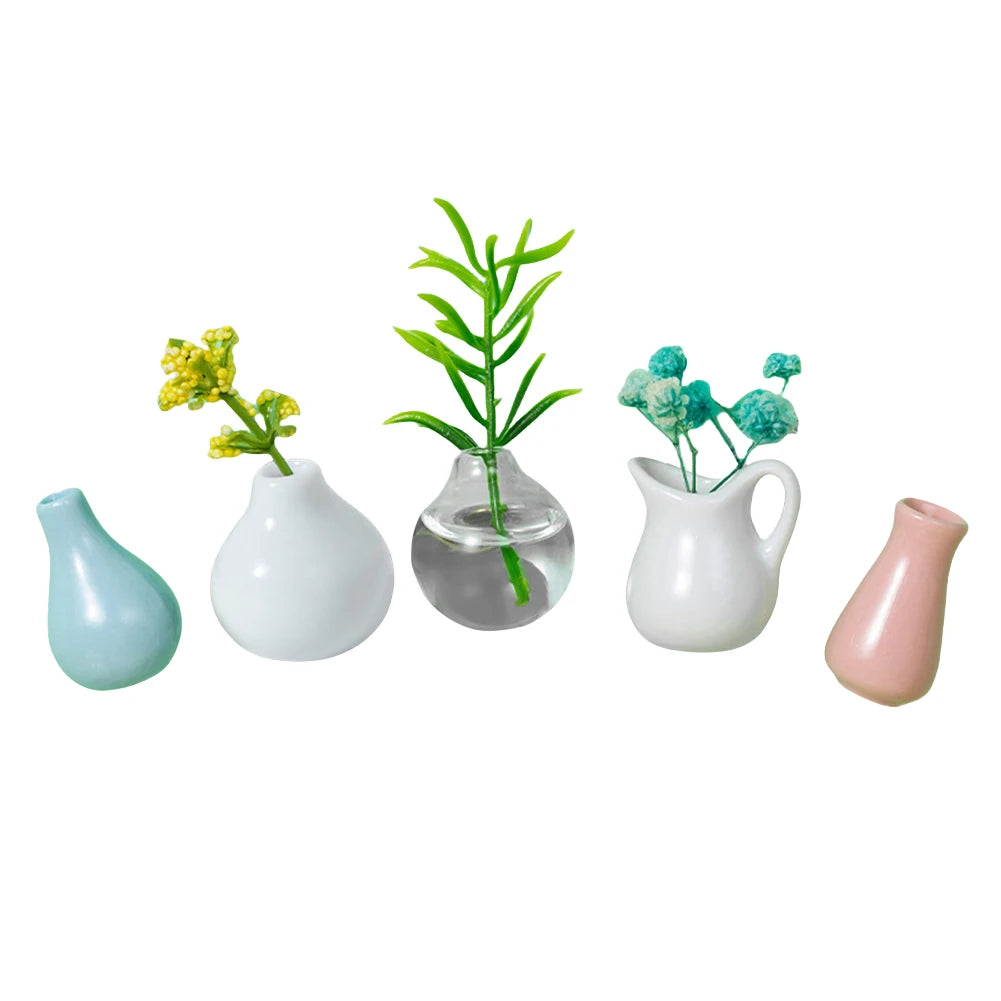 Mini Jarrón de Cerámica Magnético – Decoración DIY para nevera o escritorio