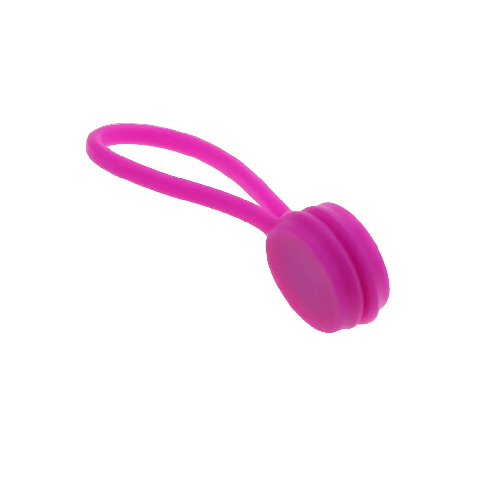 5 bridas magnéticas reutilizables para cables, bridas magnéticas de silicona