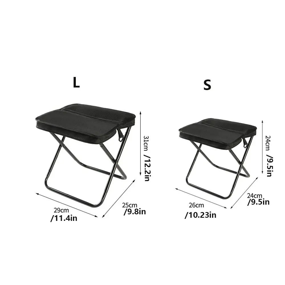 Mochila‑taburete plegable resistente – asiento portátil + mochila deportiva ultra-fuerte