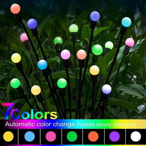 Luces solares para exteriores, para jardín, césped, paisaje