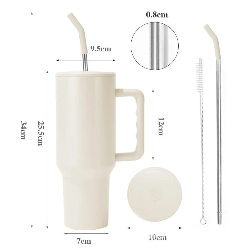 Vaso térmico de acero inoxidable de 1,2 L
