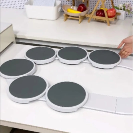Bandeja Giratoria de 360° – Organizador de Mesa o Cocina, Ideal para Servir Comidas, Platos y Condimentos